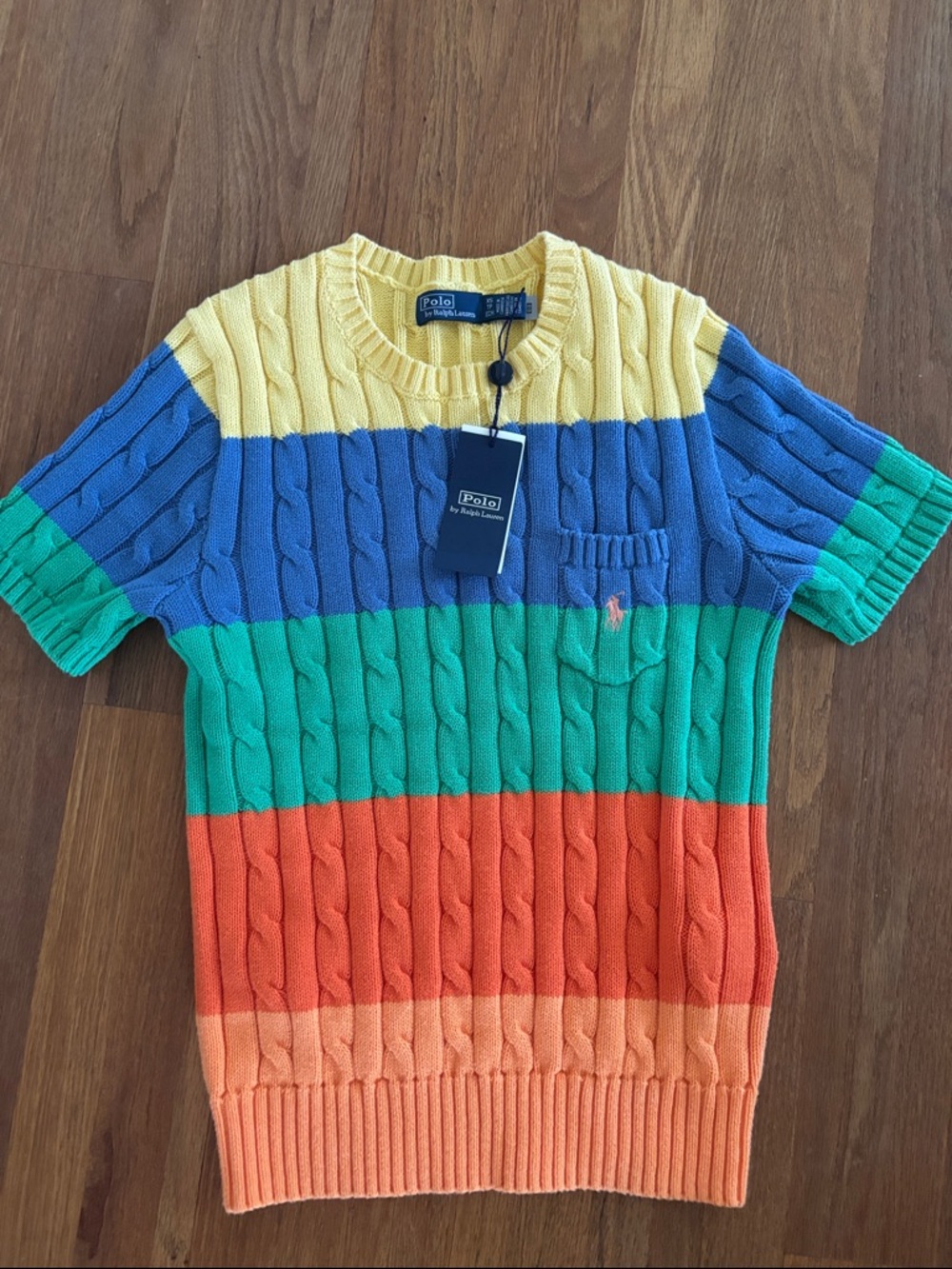 Ralph Lauren short sleeve cable